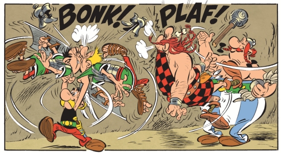 The first frames from Asterix and the Picts