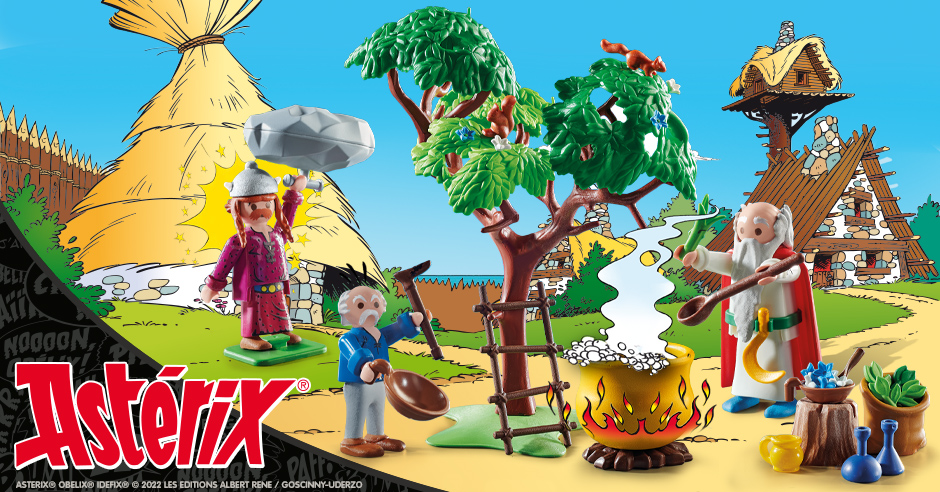 On en rêvait, ils l'ont fait : Astérix et Obélix chez Playmobil ! - Astérix  - Le site officiel