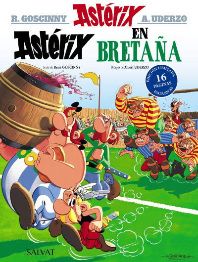 Edición especial de Astérix en Bretaña