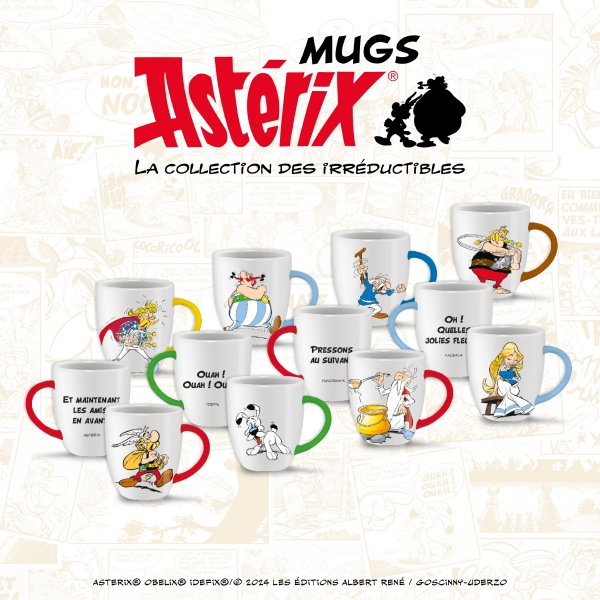 Collectionnez les mugs collector Astérix !