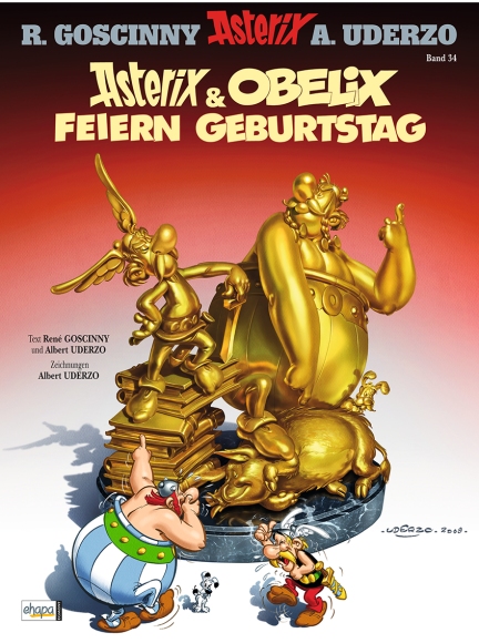 Asterix und Obelix feiern Geburtstag – Das goldene Buch