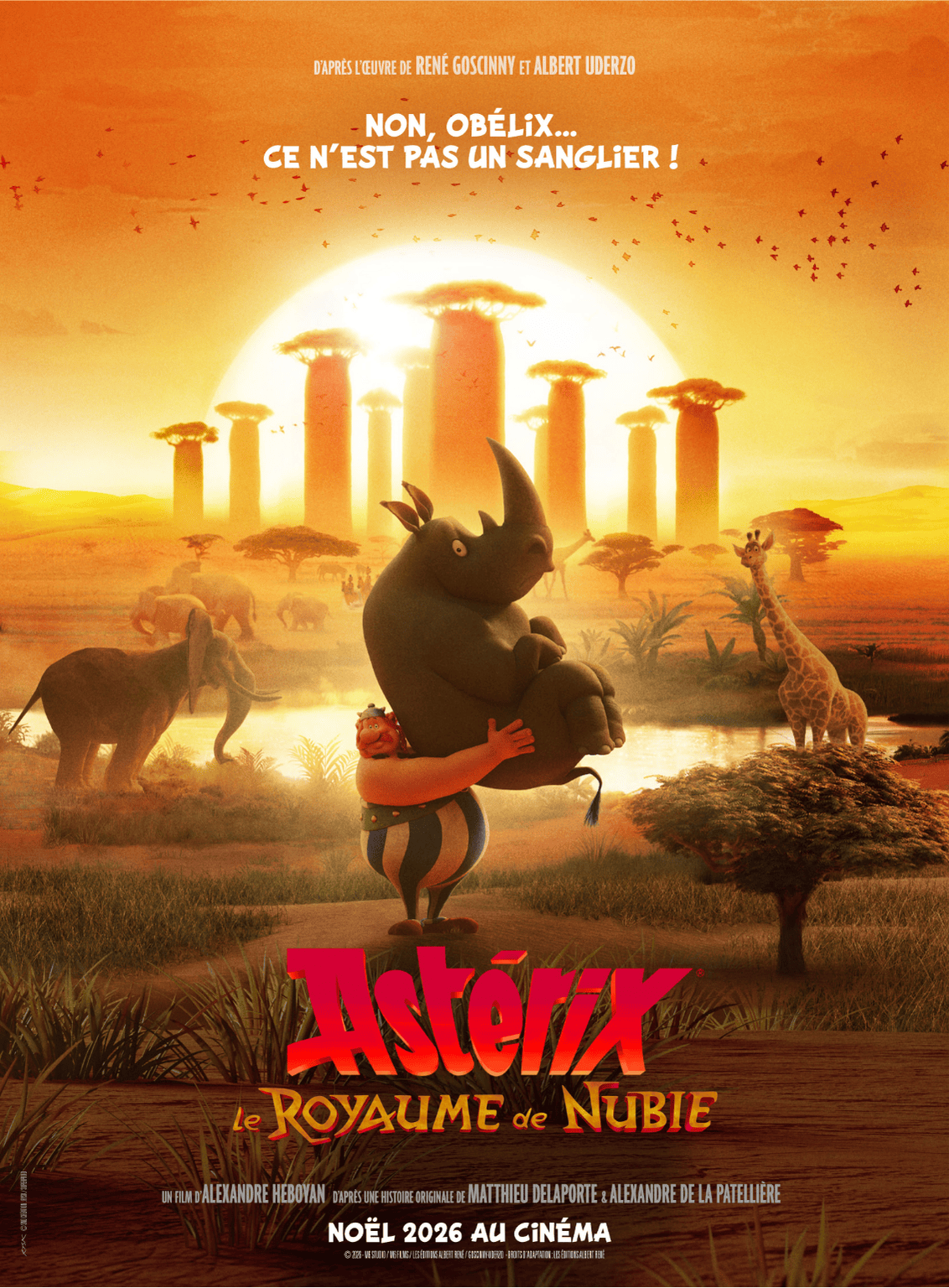 Asterix - Le royaume de Nubie - affiche teaser